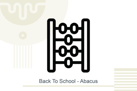 Back to School Abacus for Modern Design