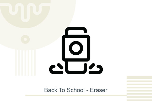 Back to School Eraser Vector Design: A Practical Resource for Customizable Printable Projects