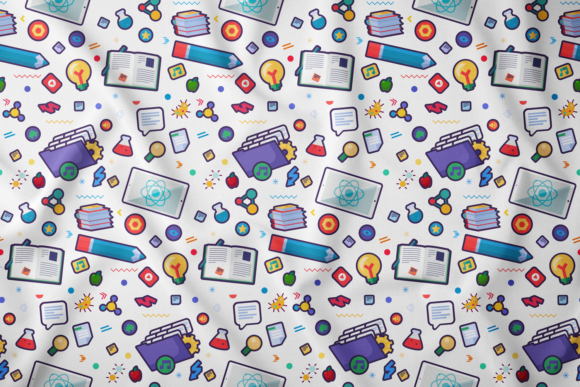 Cartoon School Seamless Pattern: A Practical Evaluation for Design Projects