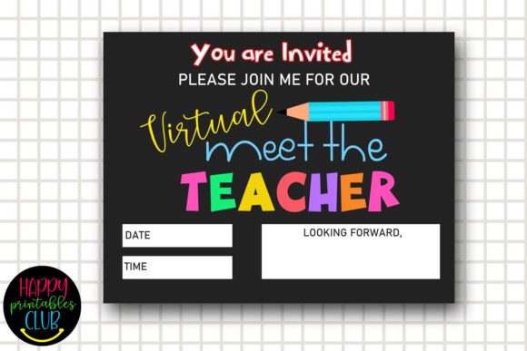 Designing Your Virtual Meet the Teacher Invite
