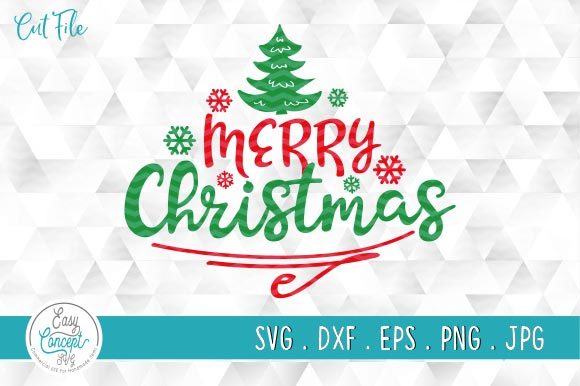 Merry Christmas Cut File for Cricut