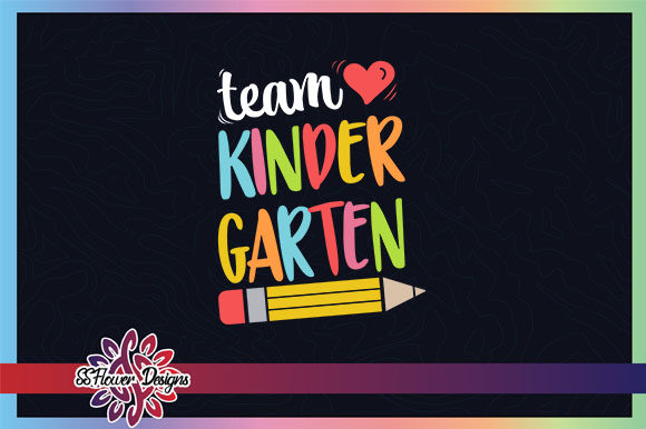 Team Kindergarten Design Assets for Back-to-School Projects